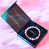 Bracelet mauvais œil en cristal | Argent sterling 925 | Rose